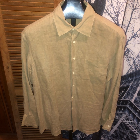 Crumble Men’s Linen Shirt - Picture 2 of 7